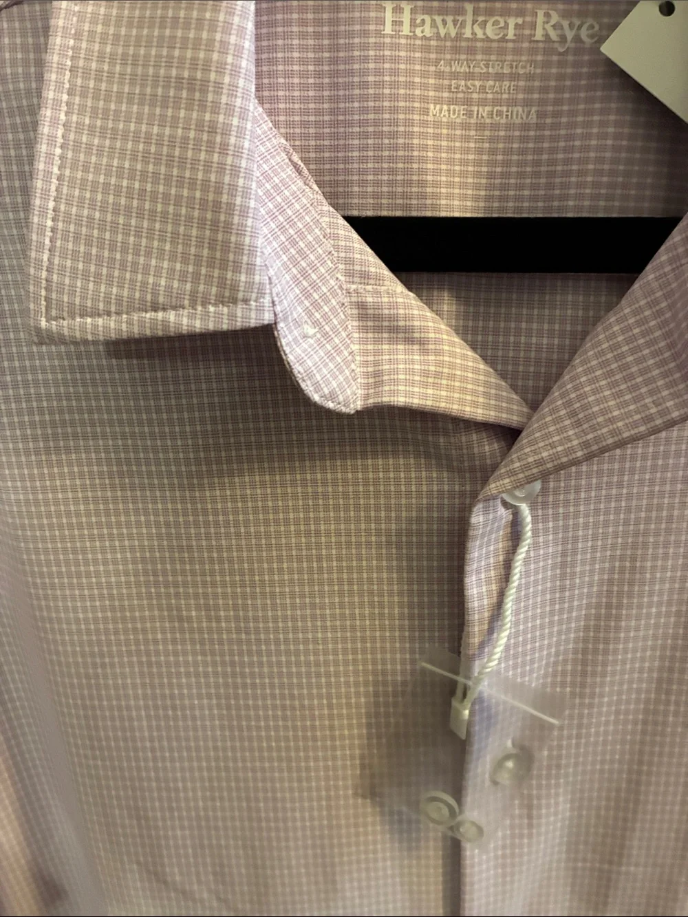 Hawker Rye Men's Light Lavender Dress Shirt - Tailored Button-Down - Picture 3 of 6